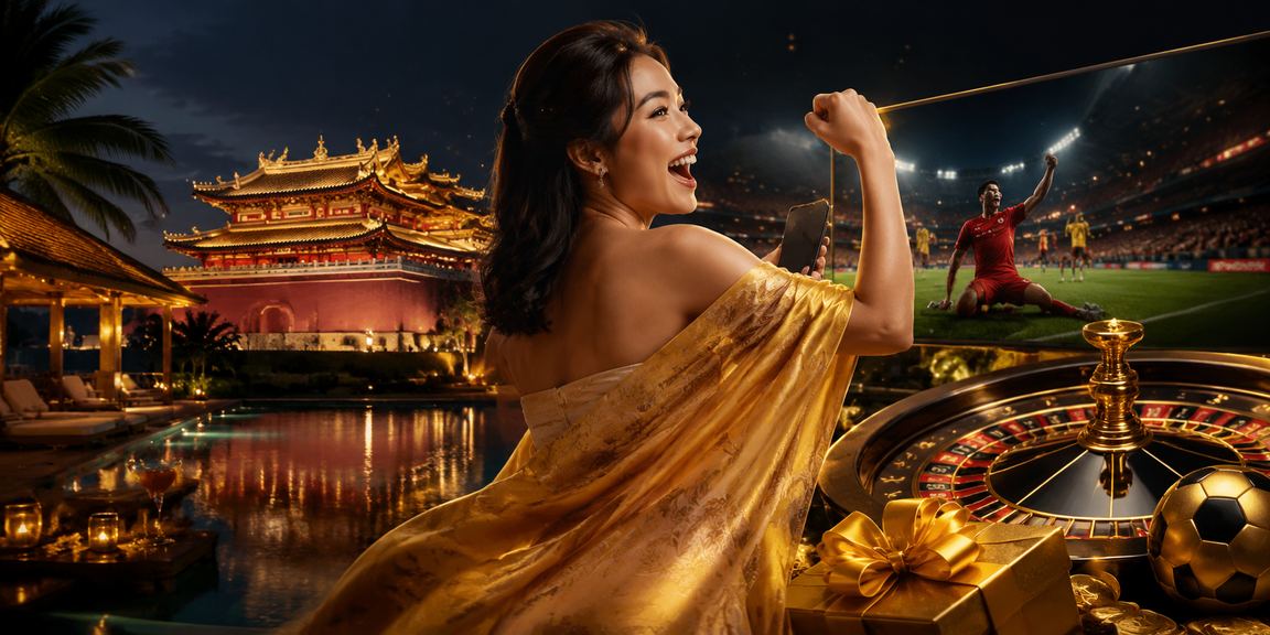 Bàn Roulette cao cấp với người chơi VIP phong cách Huế cổ kính