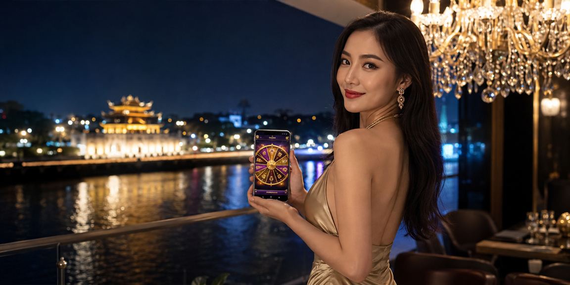 Người chơi tại Huế trải nghiệm bàn Roulette live casino trong không gian cổ kính