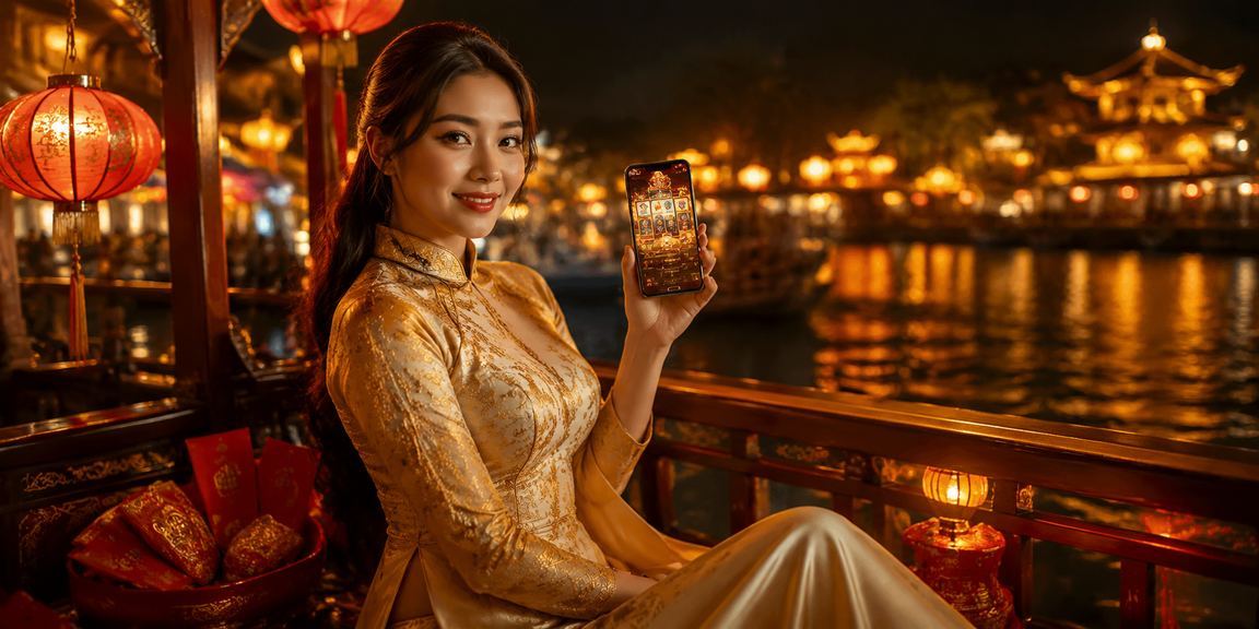 Trò chơi slot Áo Dài phong cách Việt tại vyv1